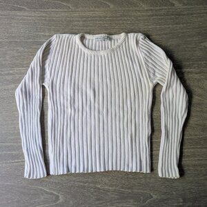 Retro "Poor Boy" Ribbed Sweater